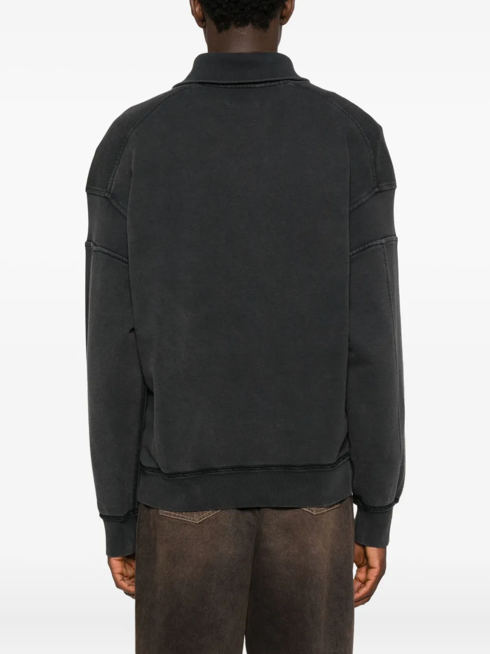 MARANT Sweater met ritskraag Zwart