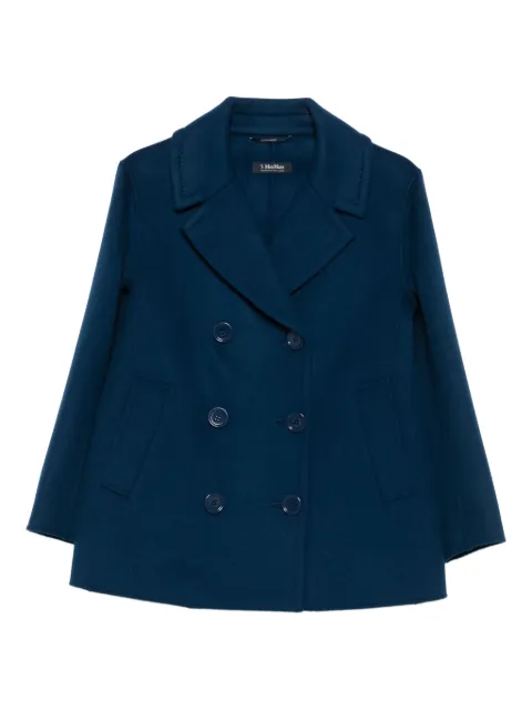 'S Max Mara abrigo con doble botonadura