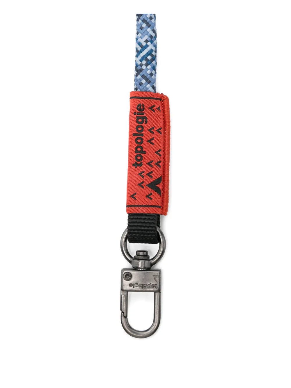 Topologie Geometric-pattern Keyring In Blue