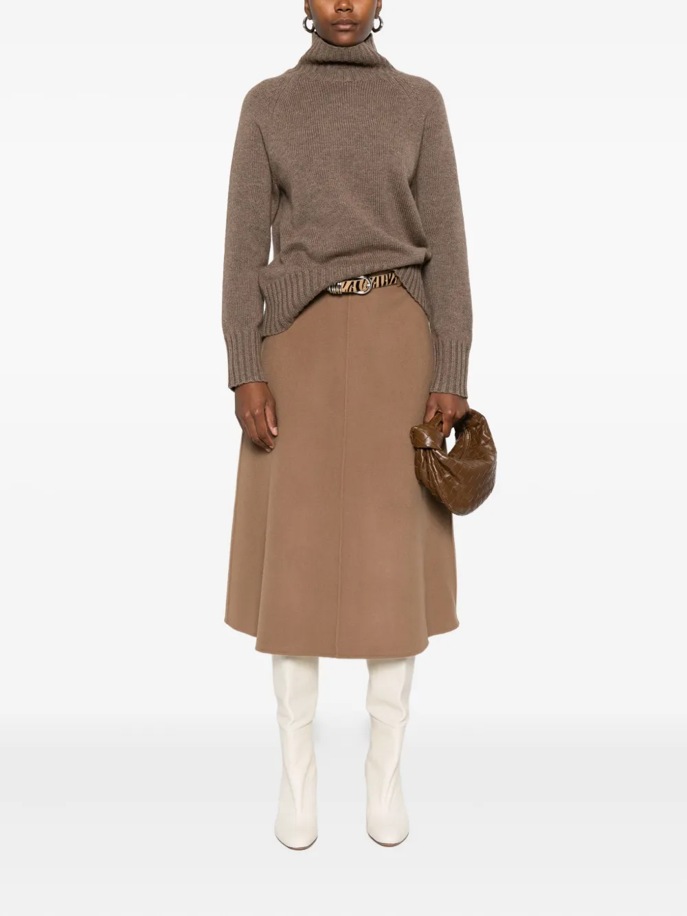 'S Max Mara Gloria A-line skirt - Bruin