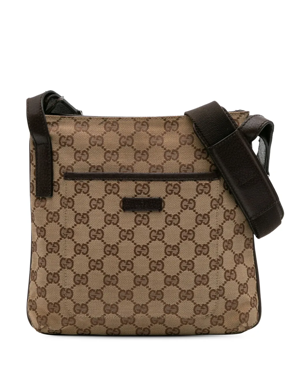 Gucci Pre-Owned 2000-2015 GGキャンバス ショルダーバッグ - ブラウン Gucci Pre-Owned 2000-2015 GGキャンバス ショルダーバッグ - ブラウン