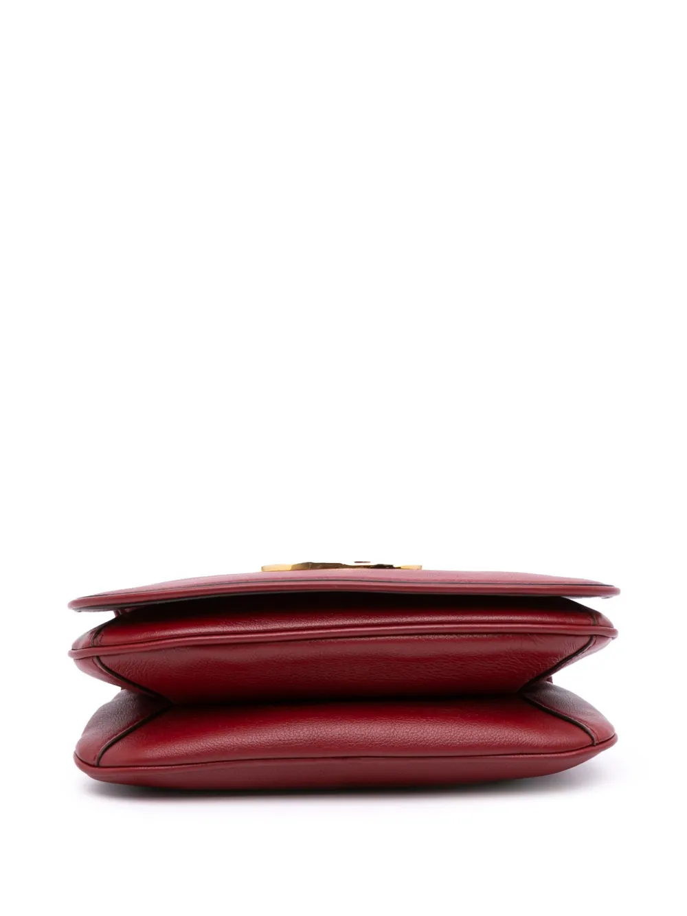 Pre-owned Gucci 2016-2025 Mini Leather Blondie Crossbody Bag In Red