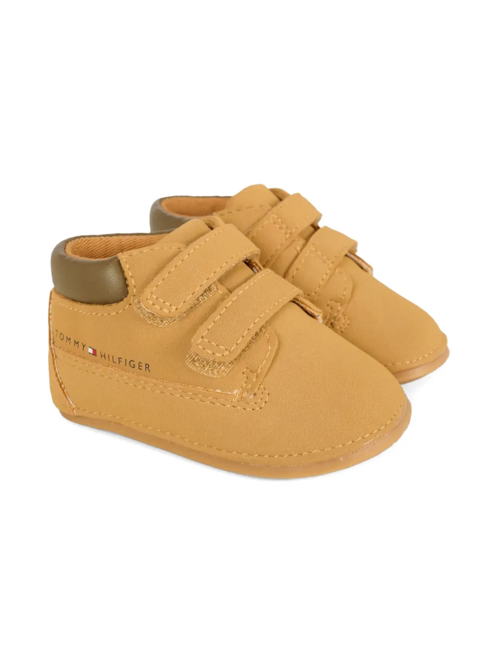 Tommy Hilfiger Junior double-strap sneakers Brown