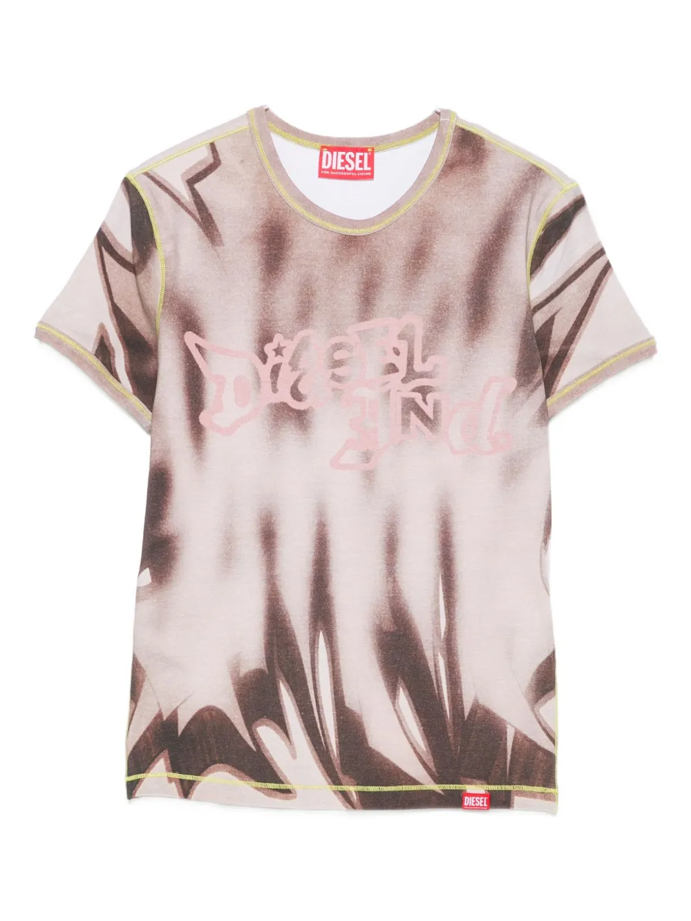 Diesel T-grafi T-shirt In Neutral