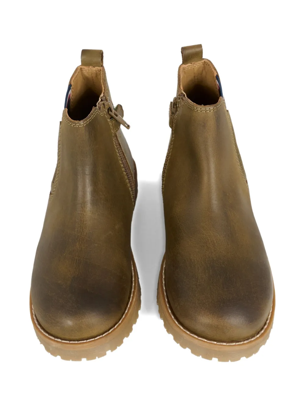 Tommy Hilfiger Junior elastic-side chelsea boots Brown