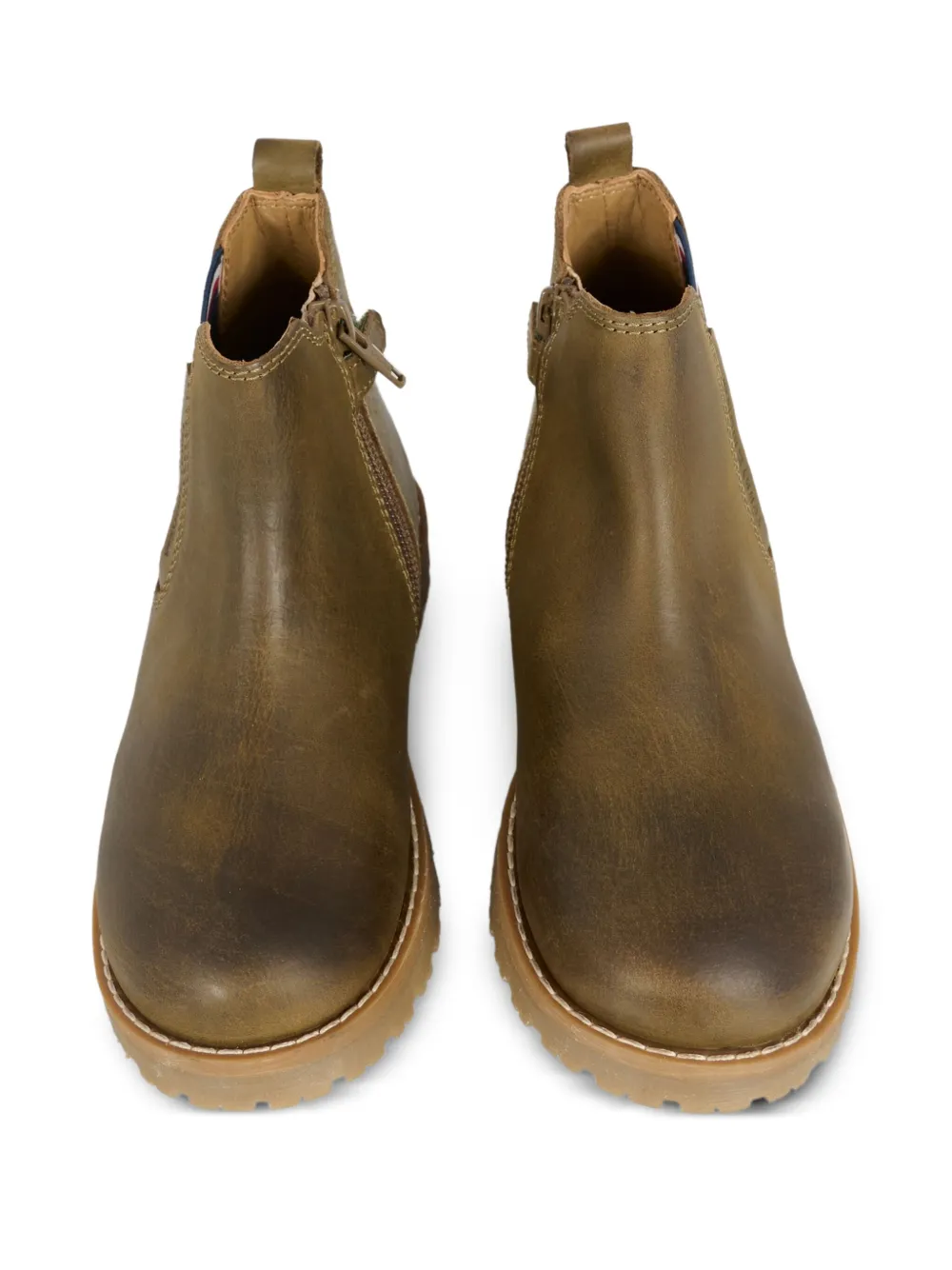 Tommy Hilfiger Junior elastic-side chelsea boots Brown