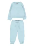 TRUSSARDI JUNIOR embroidered-logo tracksuit set - Blue