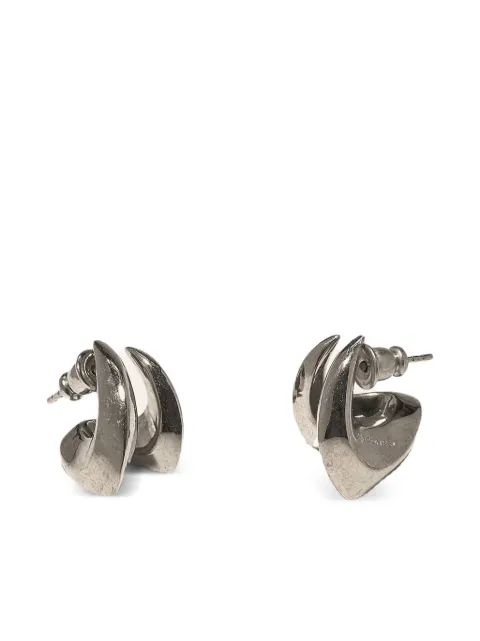 Panconesi angular hoop earrings