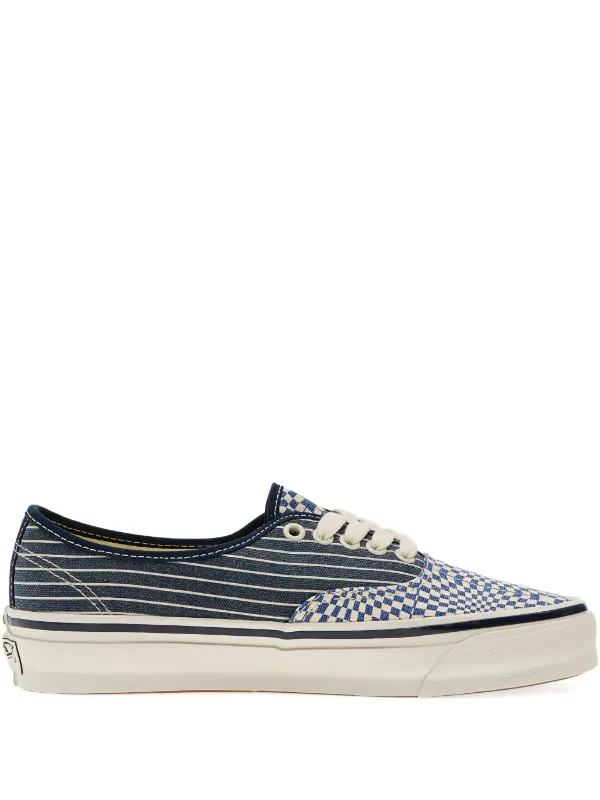 Vans Authentic Printed low-top Sneakers Blue FARFETCH PH