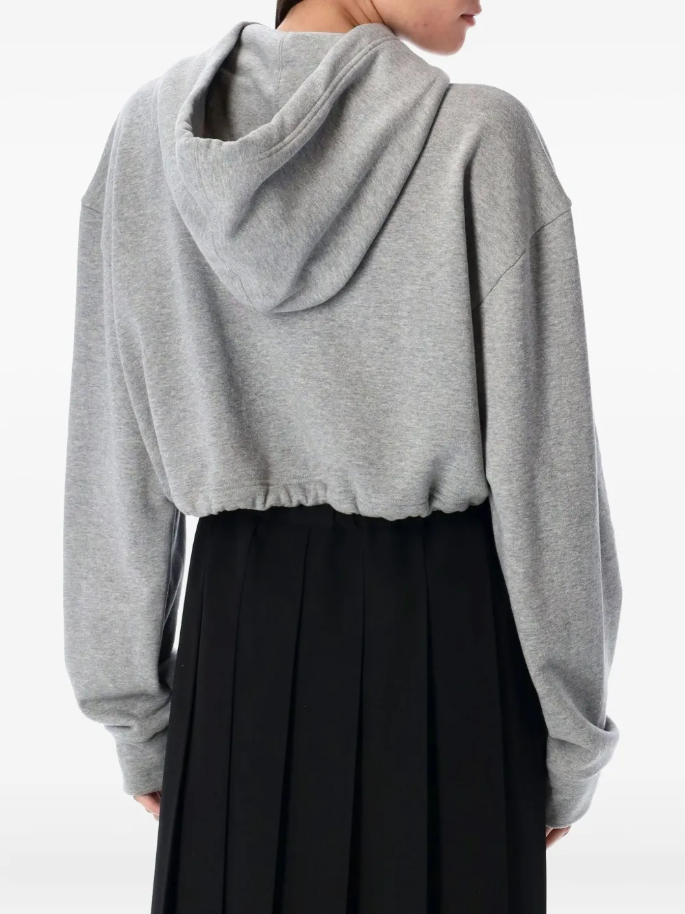Comme Des Garçons Girl drawstring-hem hoodie - Grijs