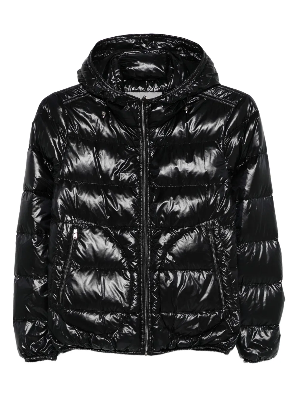 Herno hooded quilted jacket | Black | Image 1