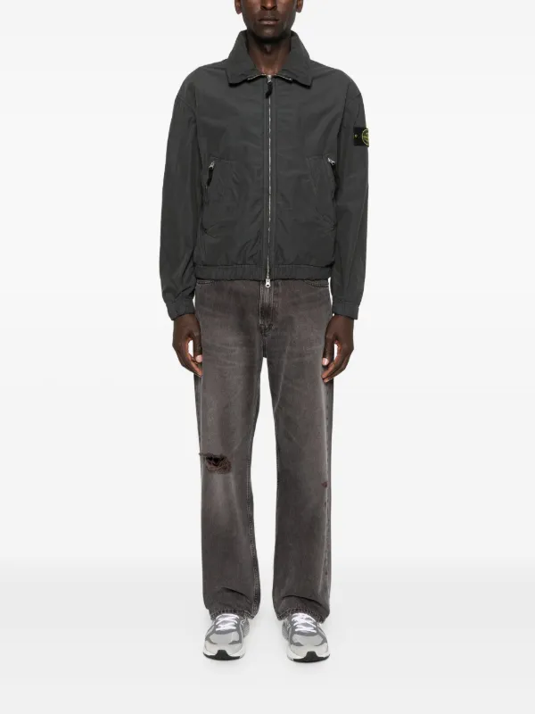 STONEISLND ジップアップ☆ミリタリージャケット Stone Island ジップアップ ジャケット | グレー | FARFETCH JP