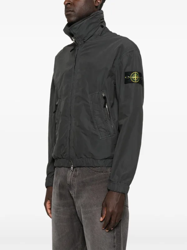 Stone Island ジップアップ ジャケット | グレー | FARFETCH JP