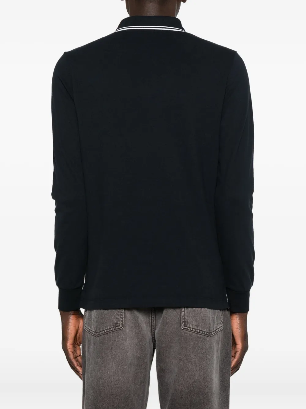 Stone Island Poloshirt met lange mouwen Blauw