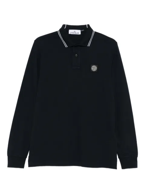 Stone Island Langärmeliges Poloshirt
