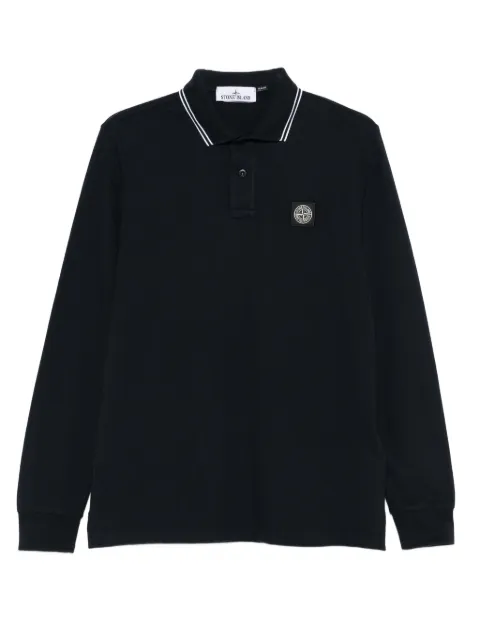 Stone Island playera tipo polo manga larga