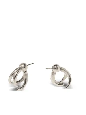 Acne Studios ドロップピアス | シルバートーン | FARFETCH JP