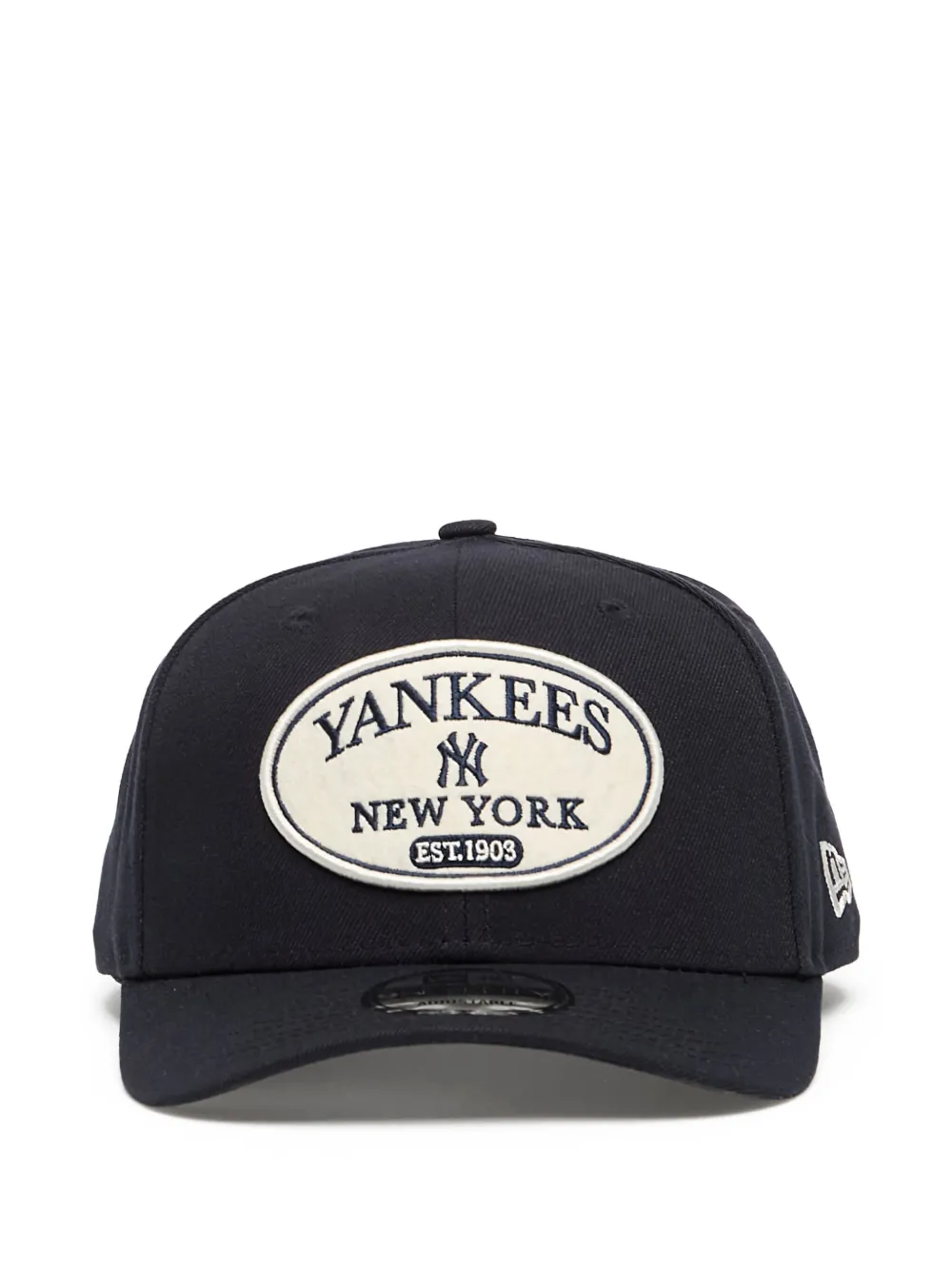 New Era Logo-patch Cap In Blue
