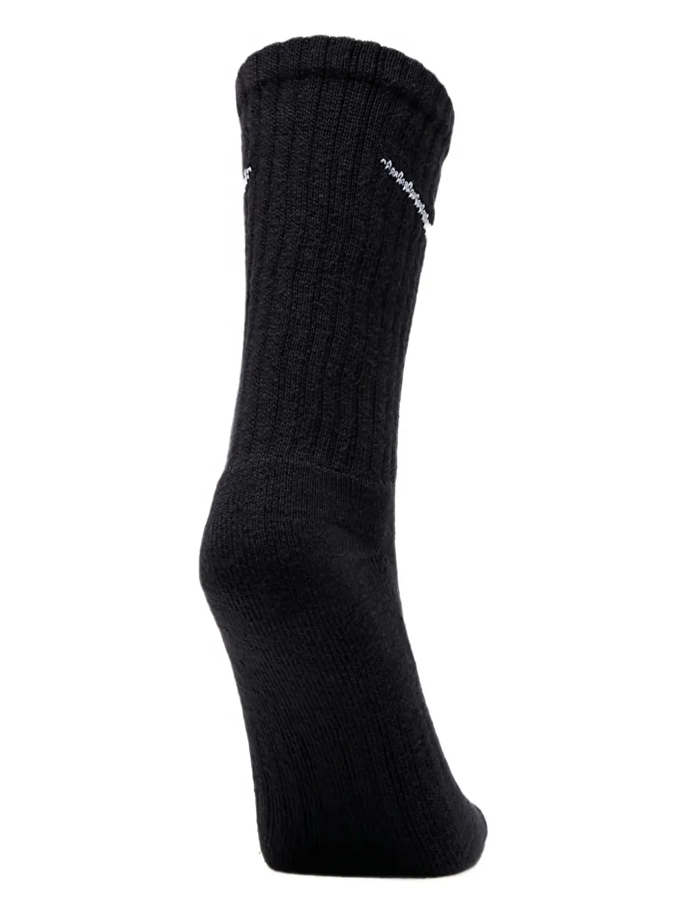 Nike Logo-jacquard Socks (pack Of Three) In Black