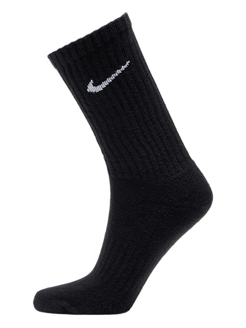 Nike Logo-jacquard Socks (pack Of Three) In Black