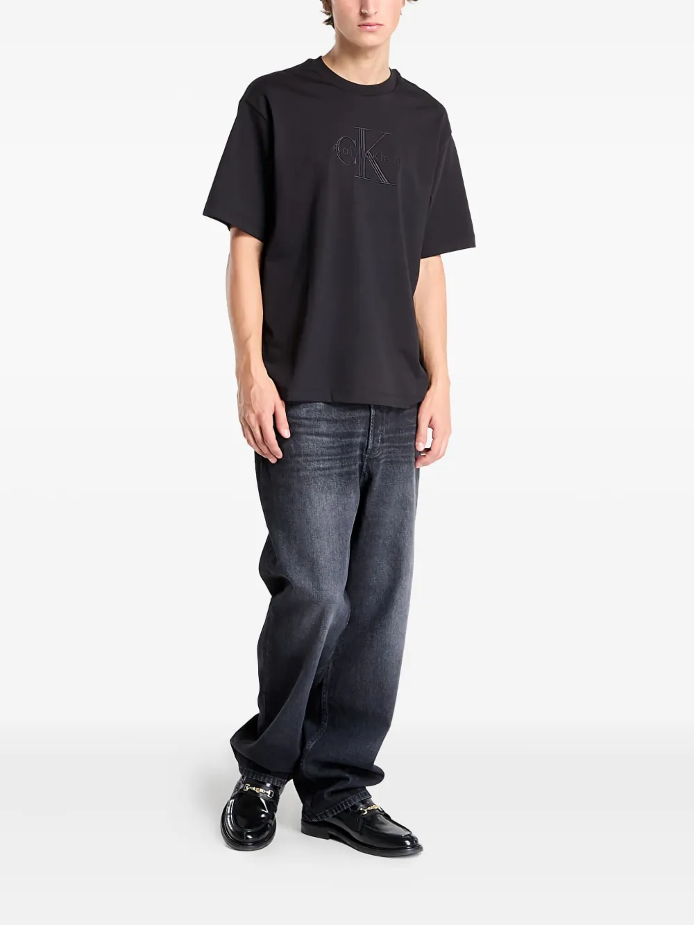 Calvin Klein embroidered-logo T-shirt | T-Shirts | Image 2