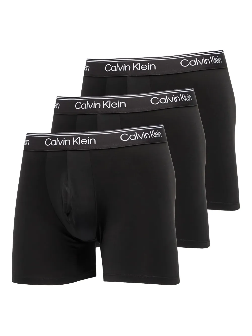 Calvin Klein logo-waistband briefs (pack of three) | Black | Image 1