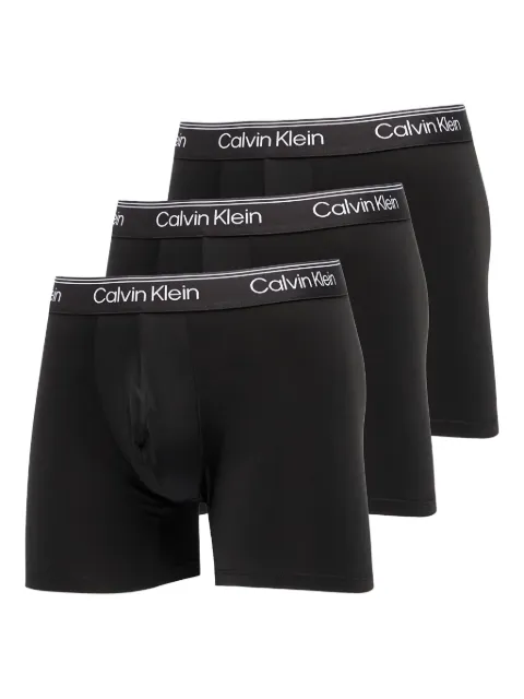 Calvin Klein logo-waistband briefs (pack of three)