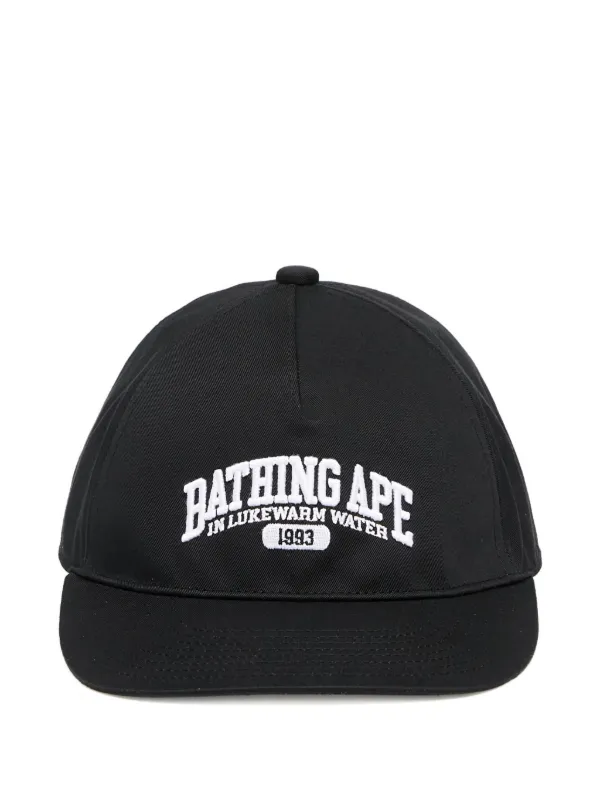 A BATHING APE® ロゴ キャップ | ブラック | FARFETCH JP