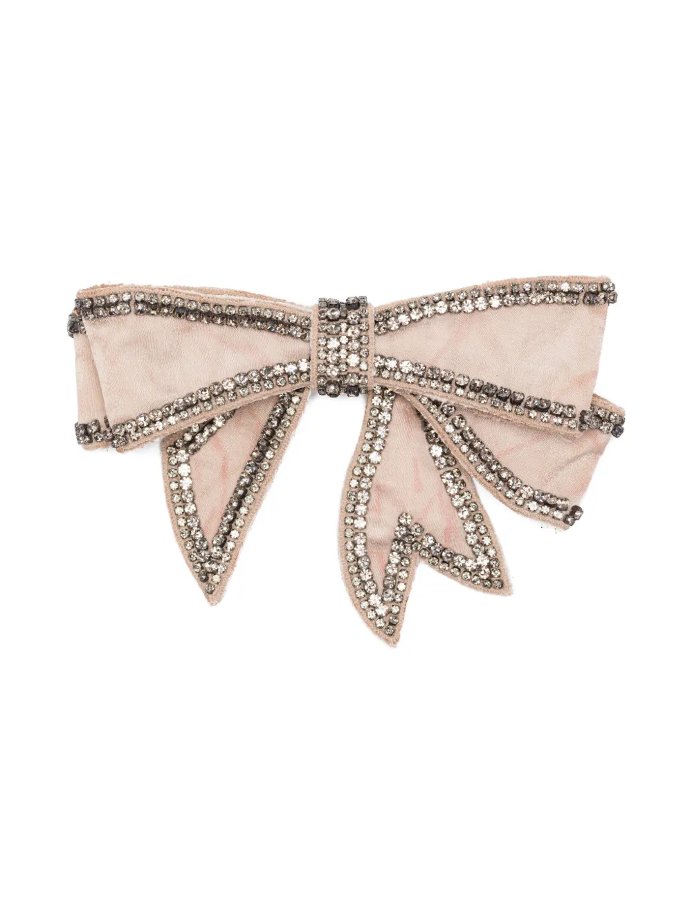 Vanisè  crystal-embellished bow brooch | Pink | Image 1