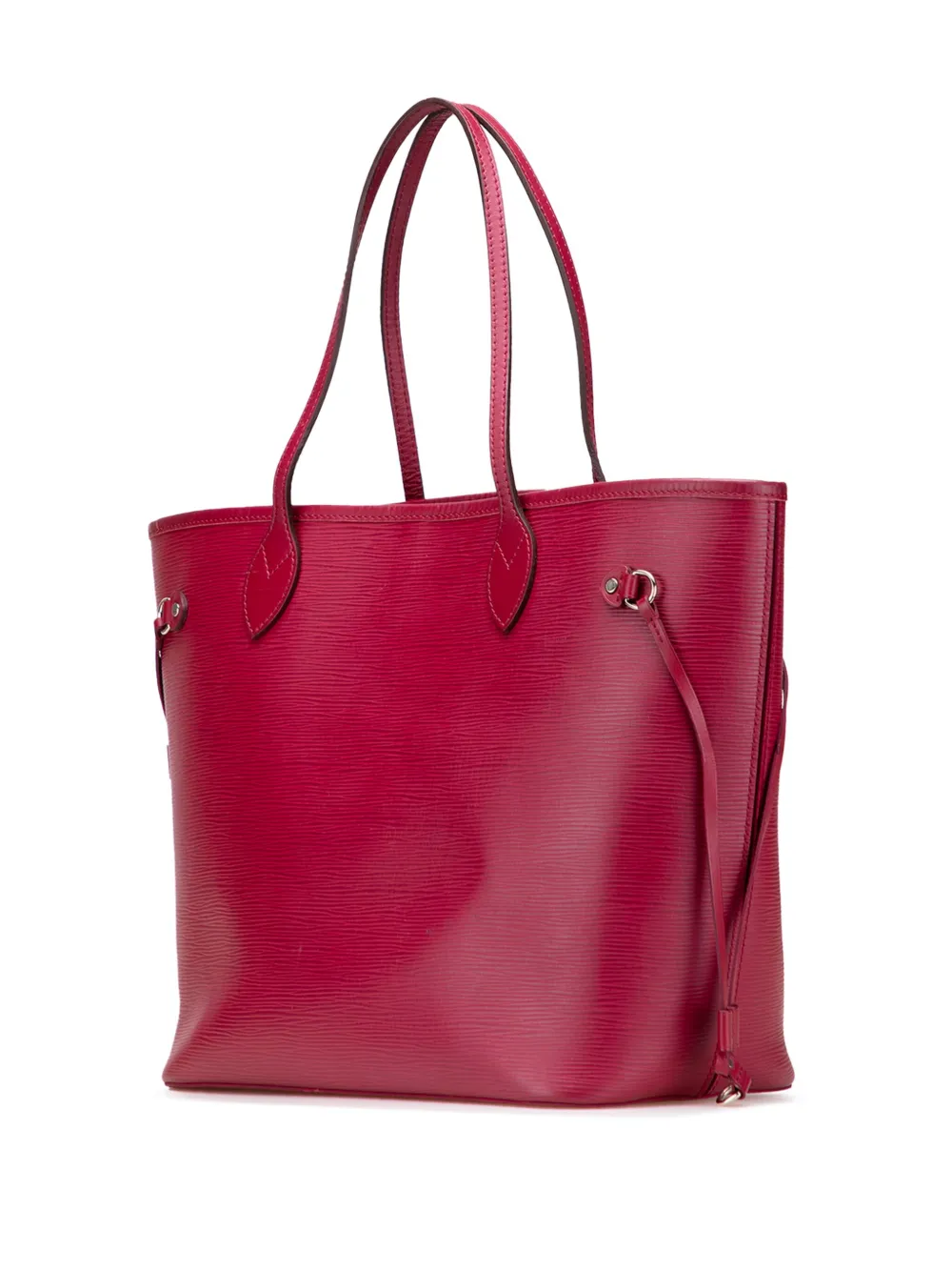 Pre-owned Louis Vuitton 2013 Epi Neverfull Mm Tote Bag In Pink