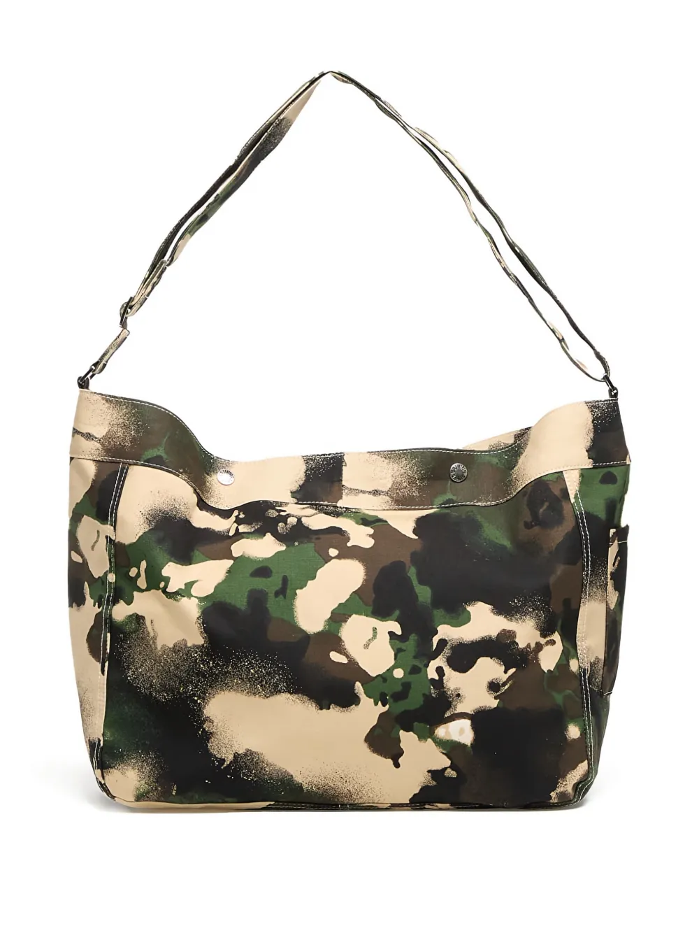 A BATHING APE map camo shoulder bag Groen
