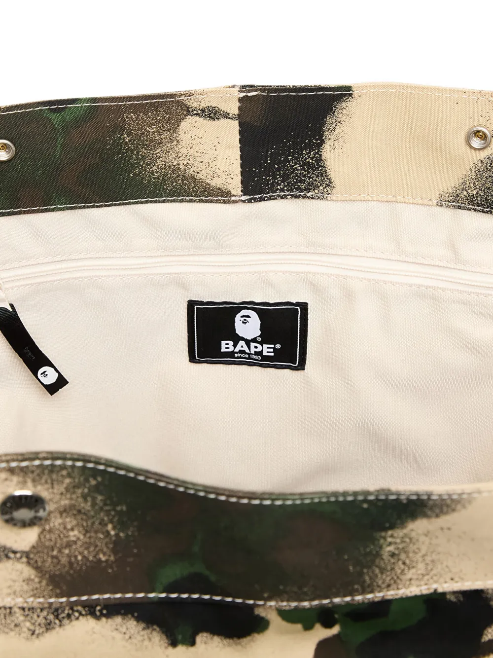 A BATHING APE map camo shoulder bag Groen