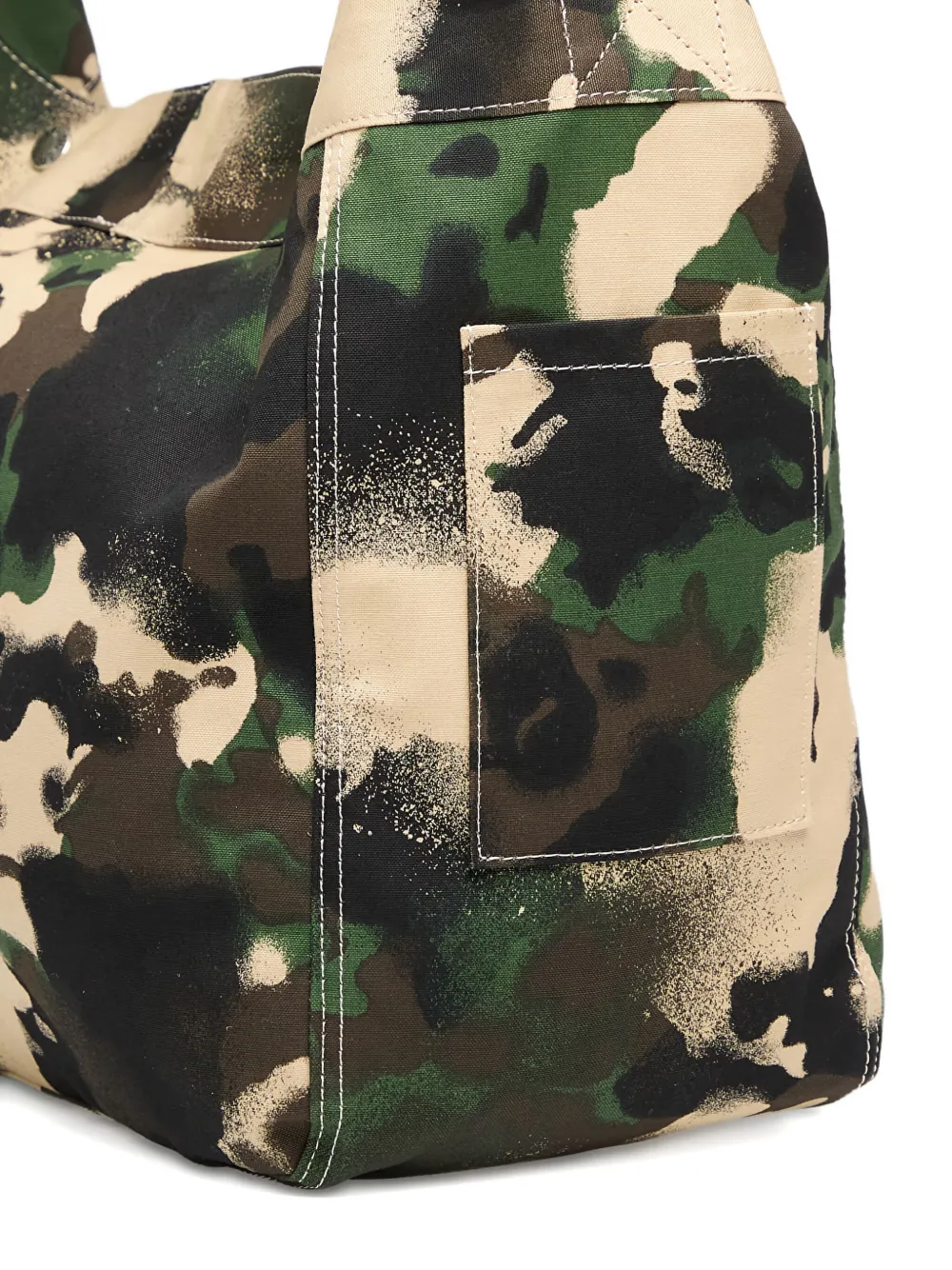 A BATHING APE map camo shoulder bag Groen