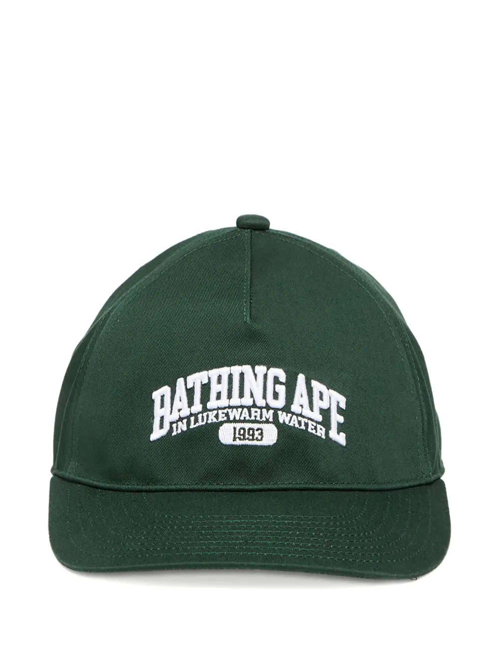 A Bathing Ape Logo-embroidered Baseball Cap In Green