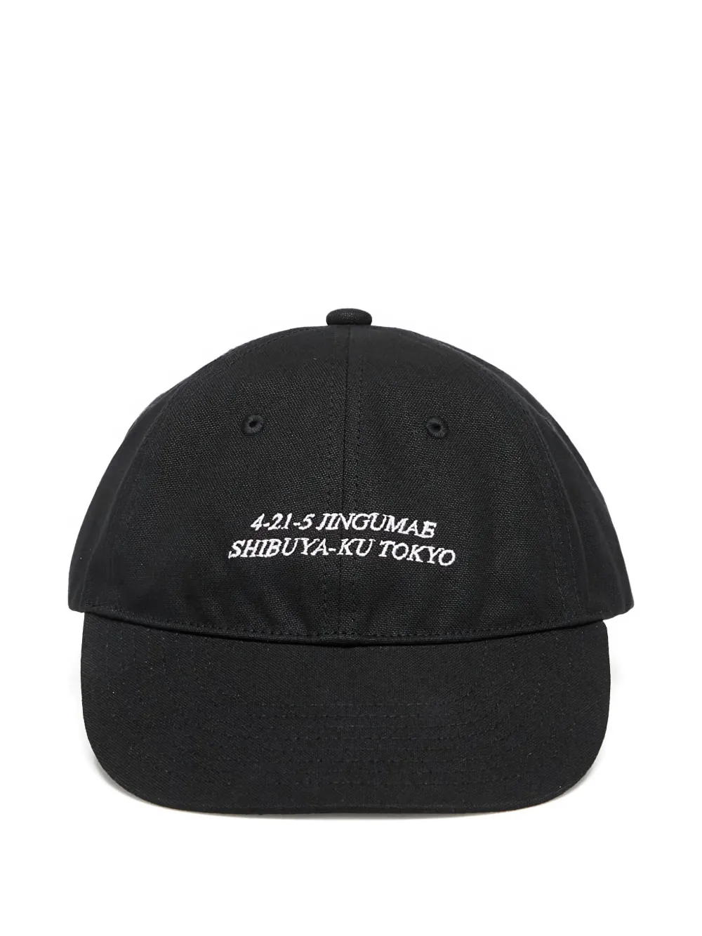A Bathing Ape Slogan-embroidered Baseball Cap In Black