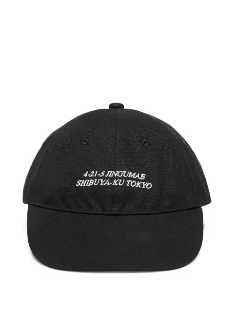 A BATHING APE® slogan-embroidered baseball cap
