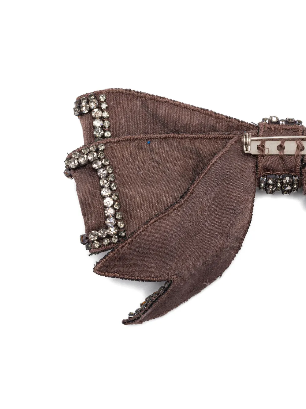 Vanisè crystal-embellished bow brooch | Image 2