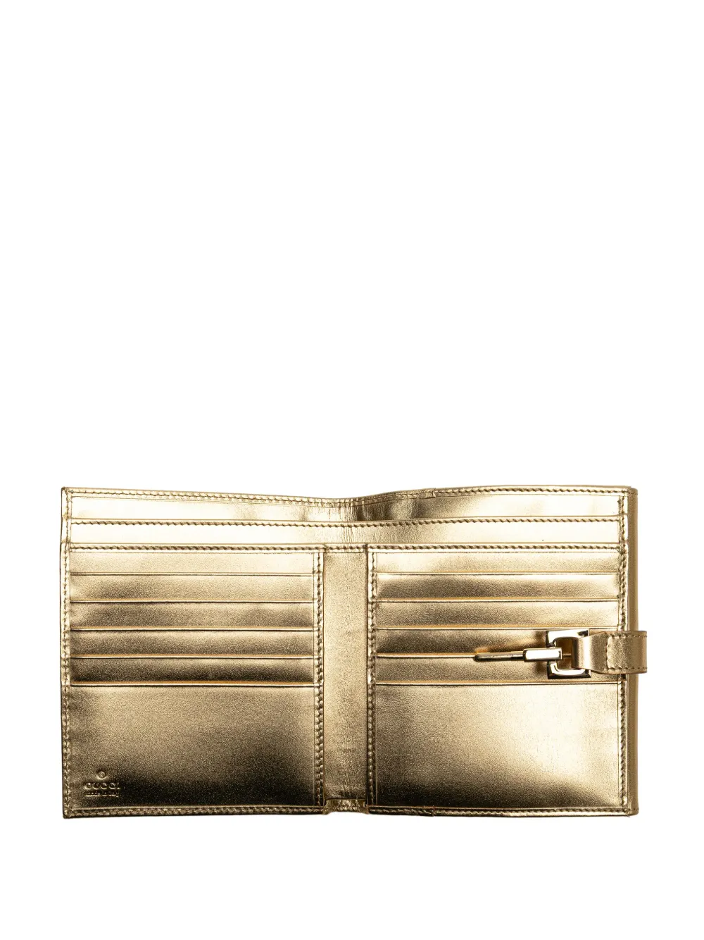 Pre-owned Gucci 2000-2015 Canvas Jackie Wallet Small Wallets In Green