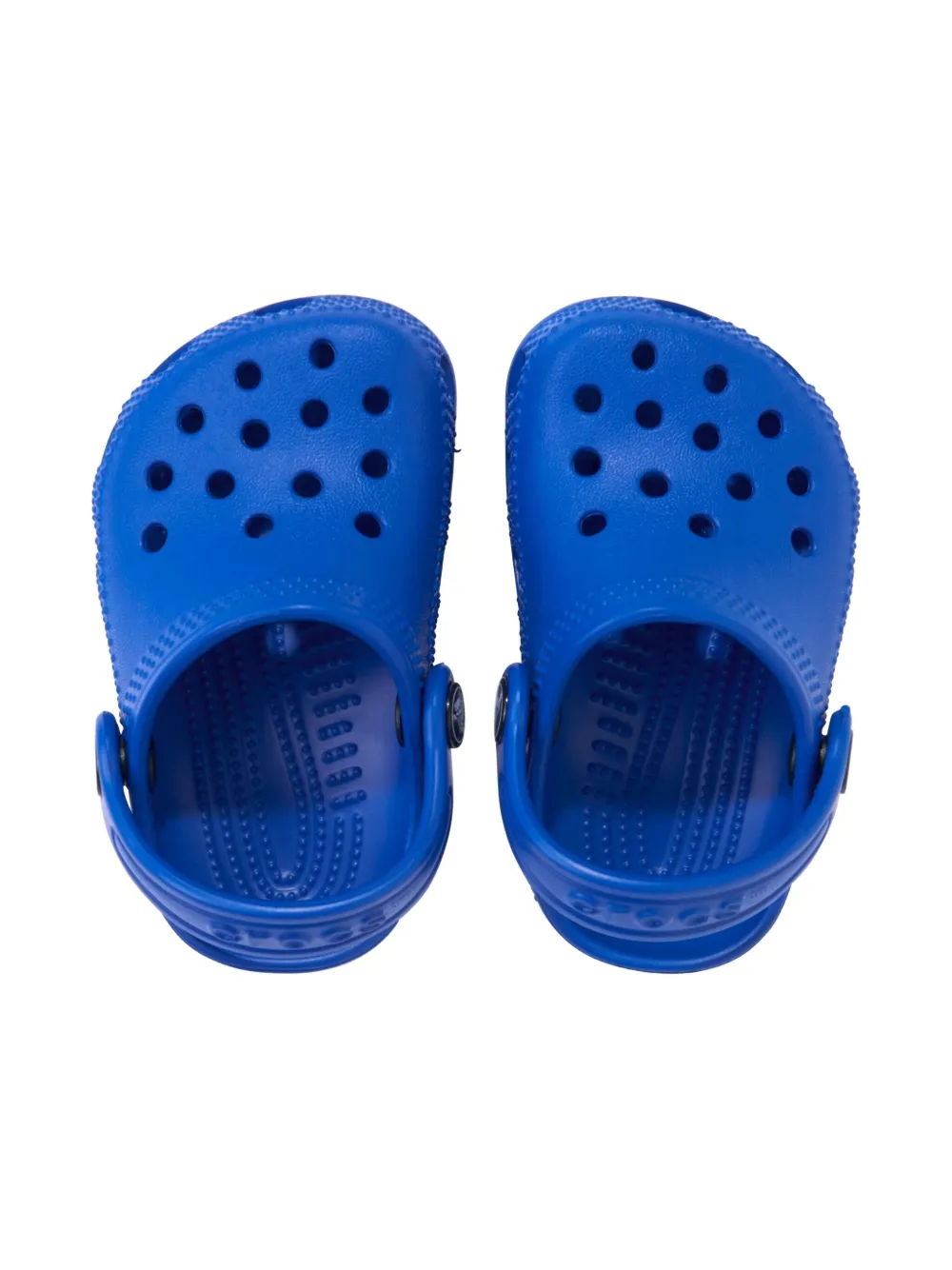 Crocs Kids perforated heel-strap sandals Blauw