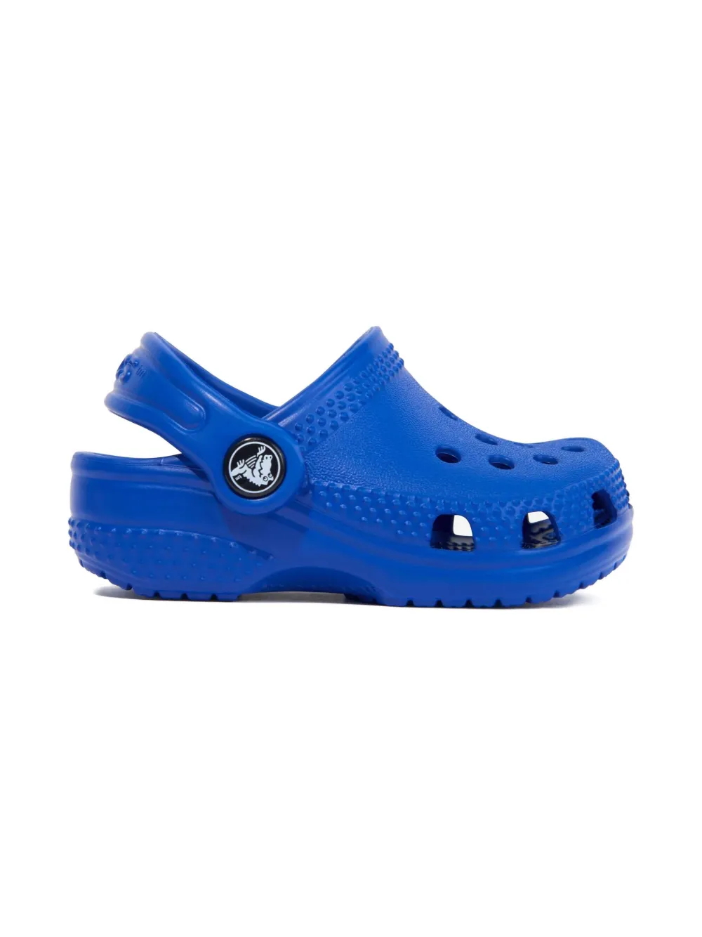 Crocs Kids perforated heel-strap sandals Blauw