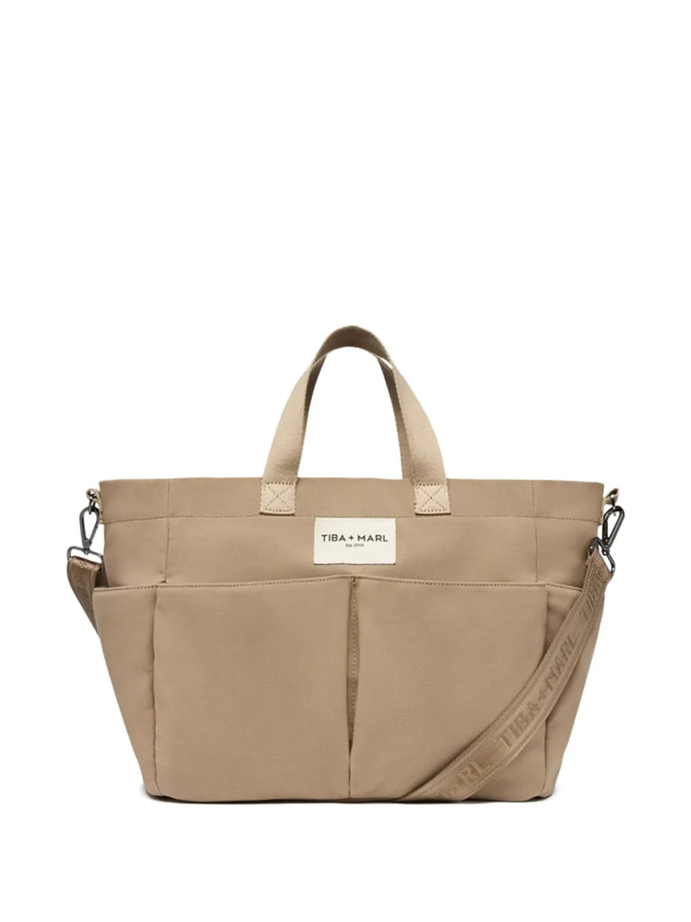 Tiba + Marl multiple-pocket changing bag | Neutrals | Image 1