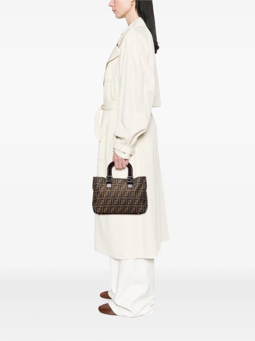 Fendi Pre-Owned 20th Century Small Zucca Canvas Twins tote bag | Pre-Owned | Image 2