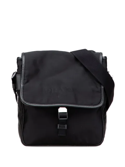 Prada Pre-Owned 2000-2025 Tessuto Buckle Messenger Bag crossbody bag