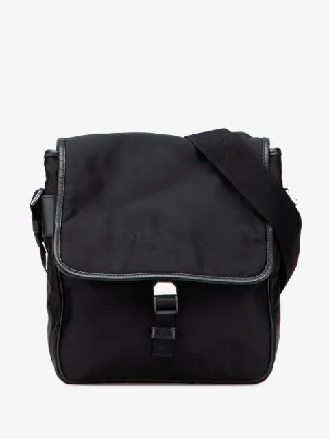Prada Pre-Owned Tessuto Buckle 斜挎包（2000-2025年典藏款）