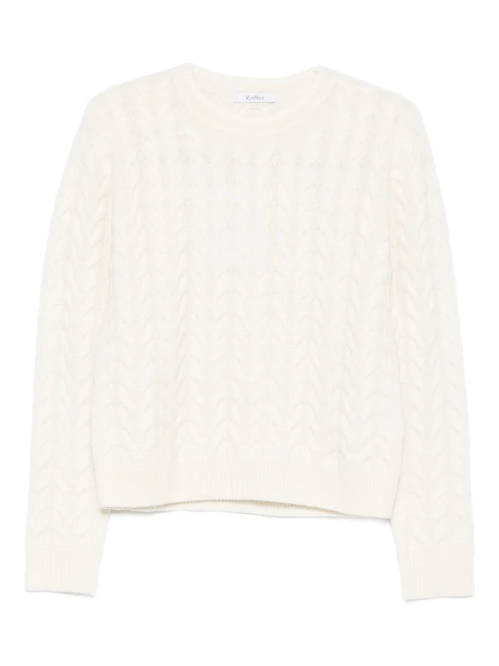 Max Mara cable-knit sweater | White | Image 1