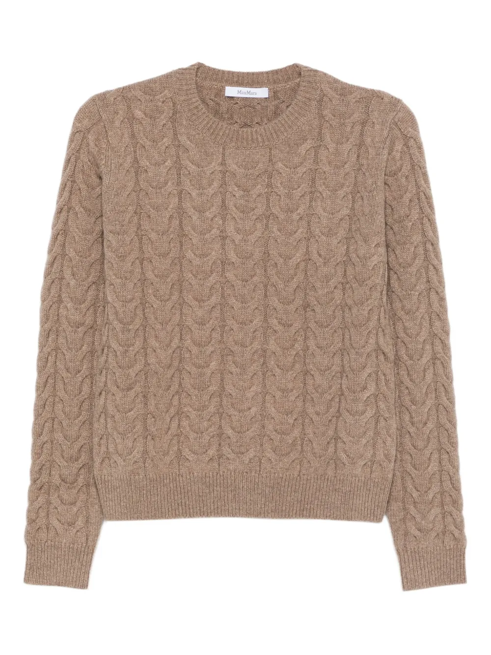 Max Mara cable-knit sweater | Brown | Image 1