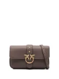 PINKO love birds clasp cross body bag - Brown