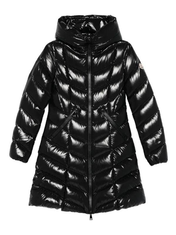 Moncler シェブロンキルティング パデッドジャケット | ブラック 