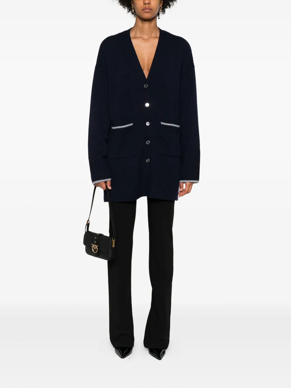 PINKO pocket-detail button-up cardigan | Cardigans | Image 2