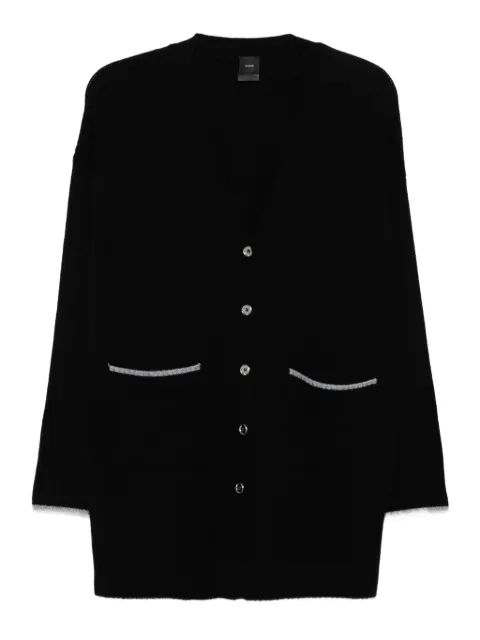 PINKO ribbed-knit cardigan